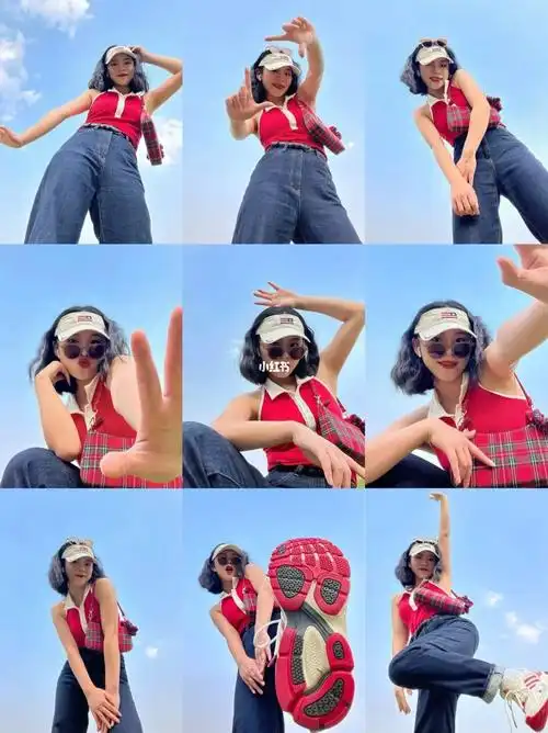 天空拍照姿势没有你学不会的pose