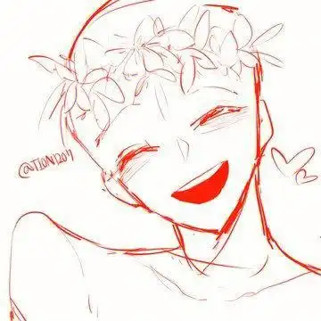 板绘参考超可爱花式笔芯单人模板