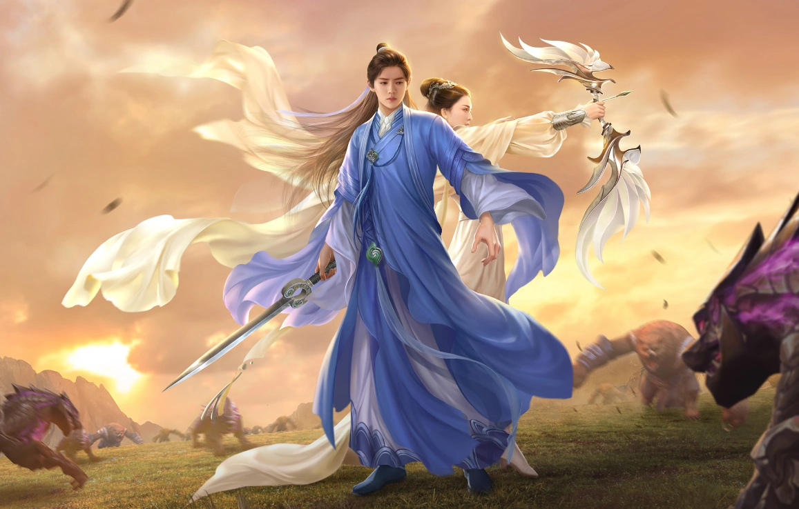 鹿晗《择天记》壁纸系列,古风高清无水印壁纸,还有古力娜扎!