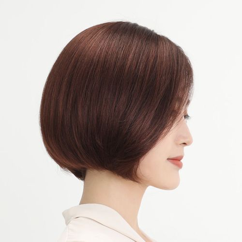 假发女波波头圆脸内扣全头女士假发套短发直发自然修脸bobo头
