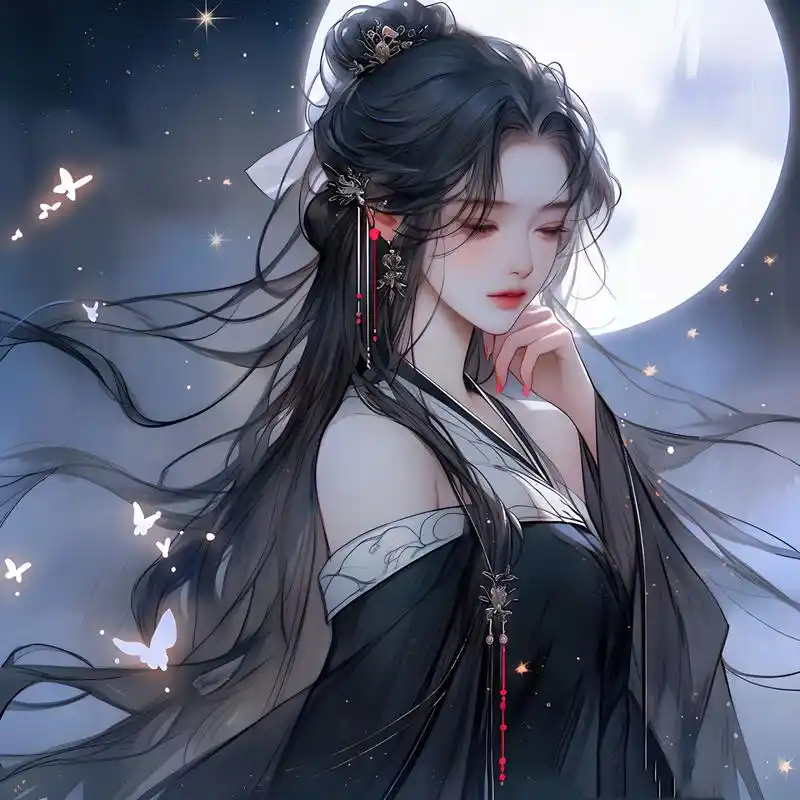 黑色系仙气飘飘的头像来啦!