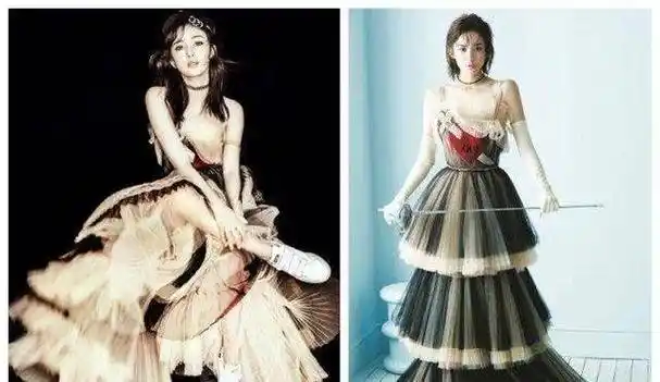 古力娜扎学杨幂穿衣搭配结果完美逆袭时尚一姐这次输惨了