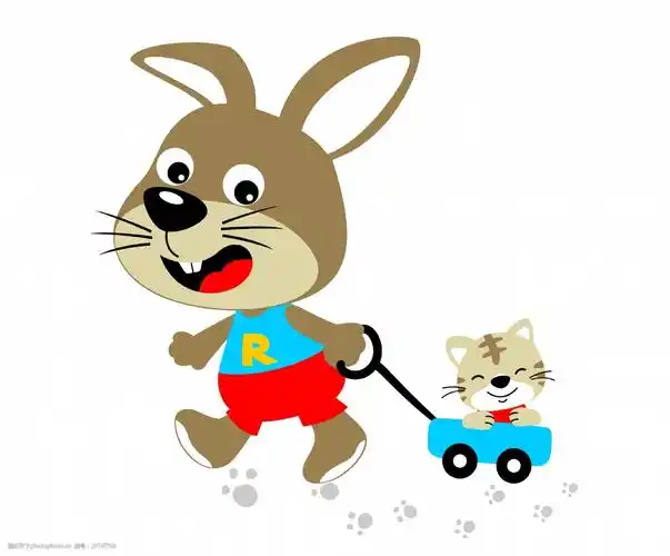 呆萌小老鼠卡通动物