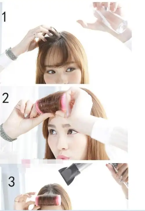 q5:塑料卷发器怎么用啊,怎么卷空气刘海