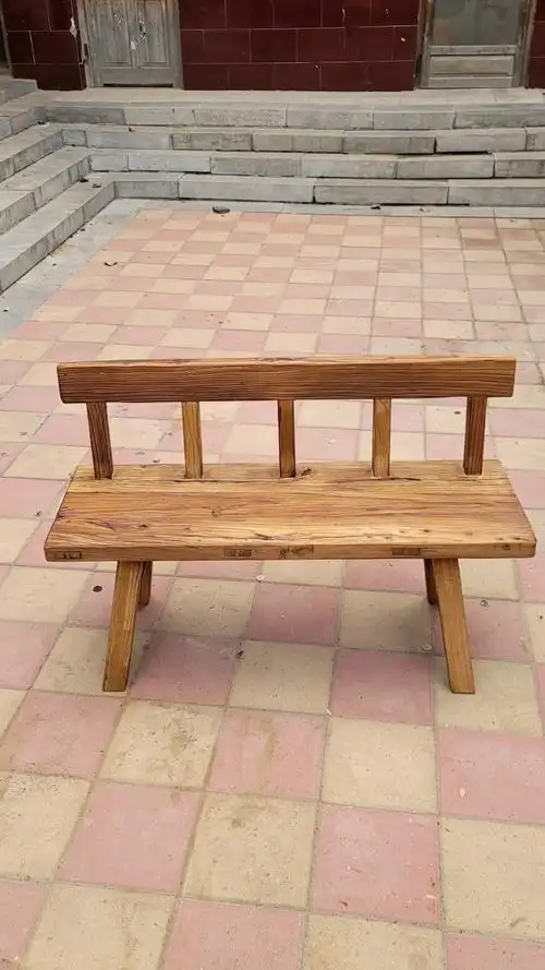 榫卯#缩小版连椅