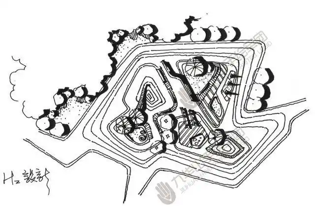 景观快题分析图的画法