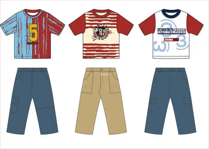 童装作品-童装款式图