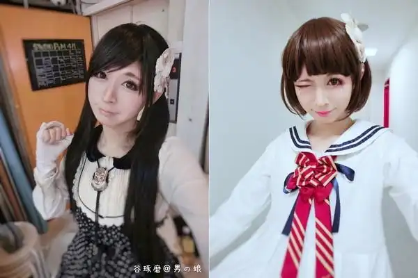 日本"史上最可爱伪娘"晒照:颜值气哭女生