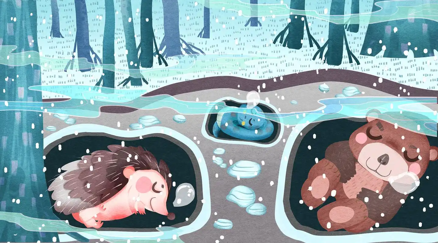 冬眠是某些动物为了应对不利环境,特别是寒冷天气而采取的一种保护性