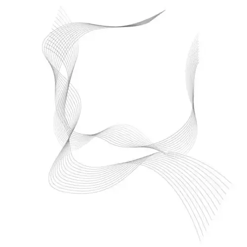 简约白色线条元素