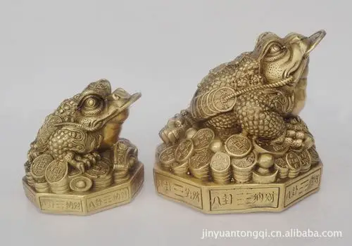 开光纯铜八卦金蟾招财进财财源广进