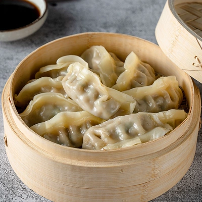 富春蒸饺240g扬州特产早餐速冻饺子玉米马蹄猪肉锅贴8只水饺