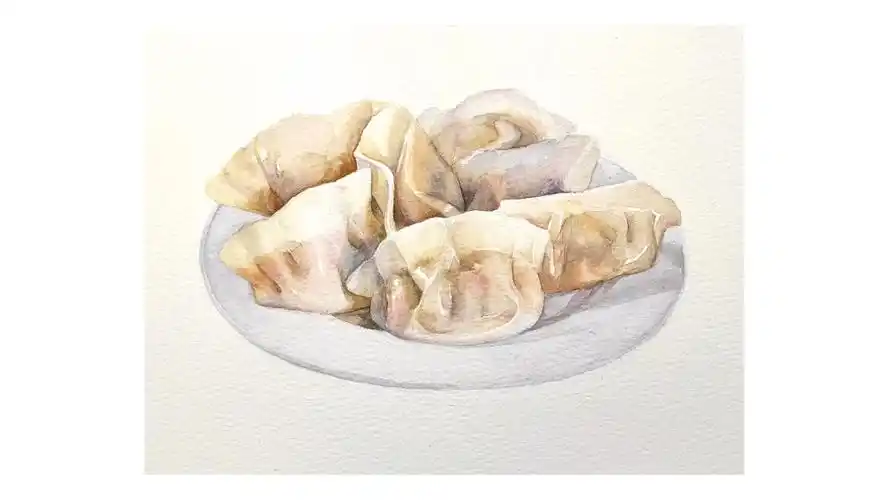 【水彩】饺子