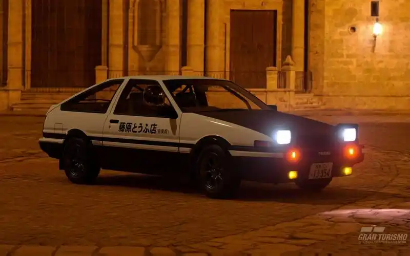 gt赛车7 toyota sprinter trueno ae86 藤原拓海版