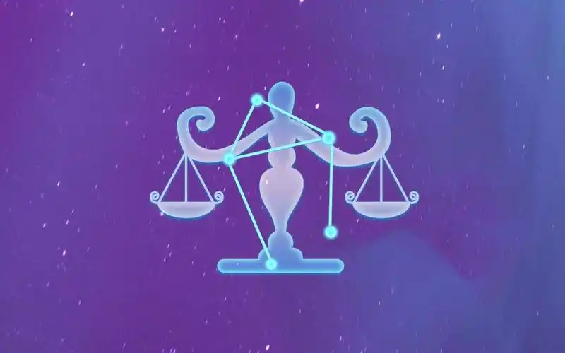 天秤座星空背景创意设计插画,高清壁纸图片,生肖星座-回车桌面