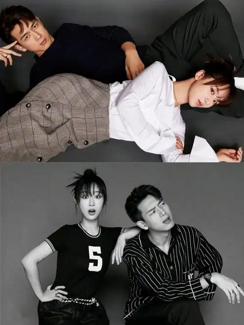 杨紫李现剧外合体拍杂志封面cp感是穿出来的