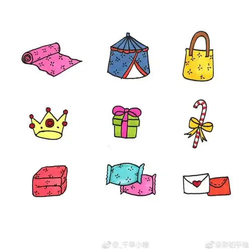 又画了一波小物件上色完成爱画画爱生活作者