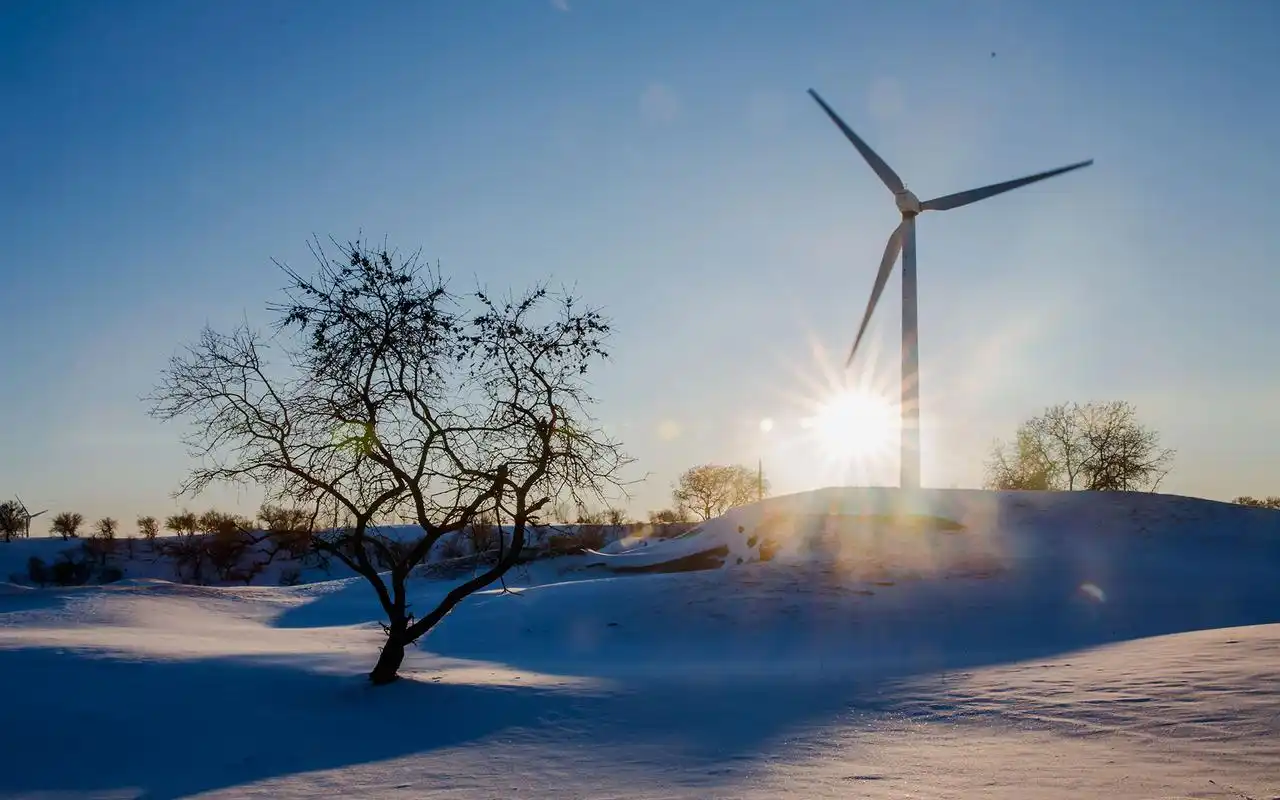 唯美壮观的冬天雪景图片桌面壁纸