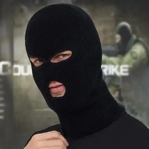 帽子男秋冬保暖csgo头套沙雕悍匪劫匪恶搞帽男反恐精英蒙面帽