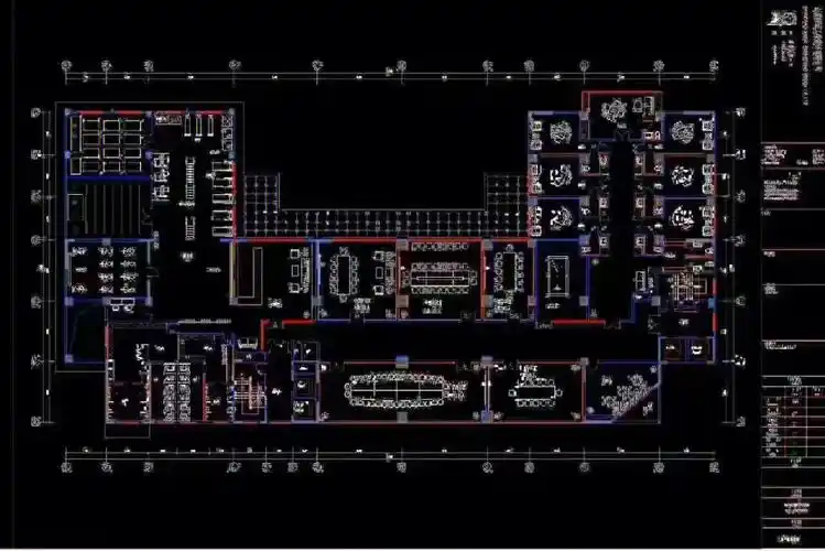 家装工装普通施工图,深化系统图