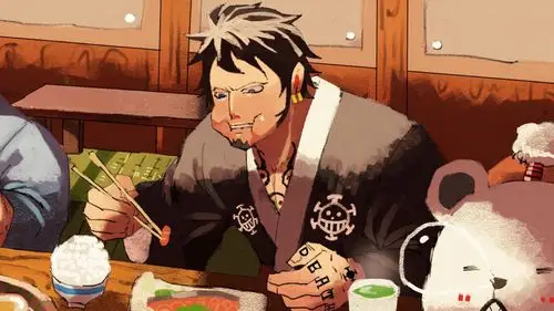 海贼王特拉法尔加·罗酷炫桌面壁纸