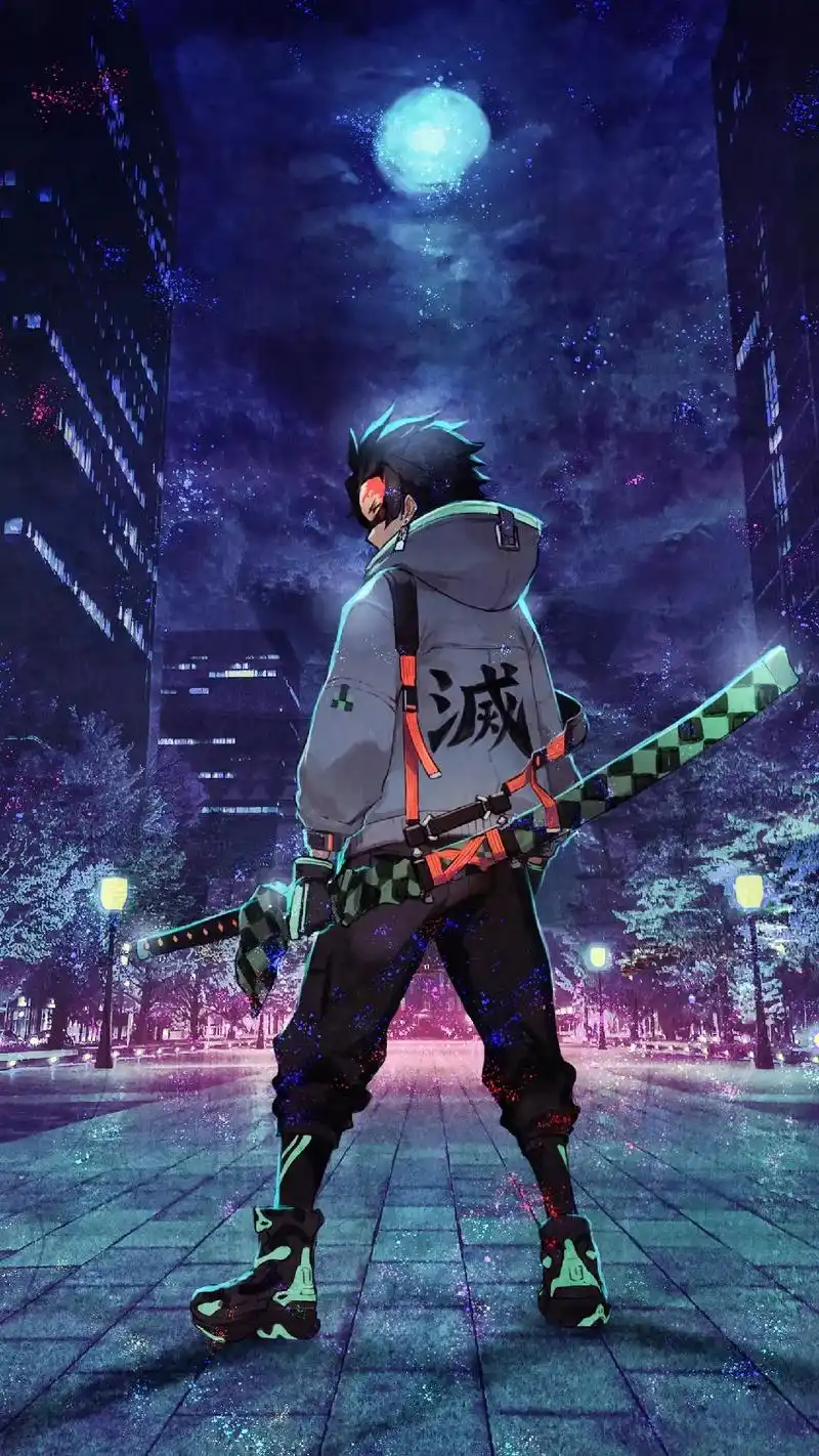 鬼灭之刃来一波#送你一张壁纸 #鬼灭之刃  - 抖音