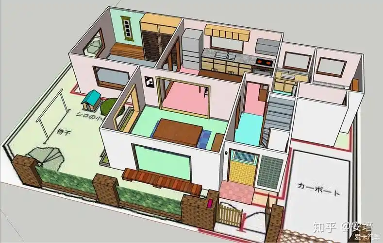蜡笔小新家一户建户型图