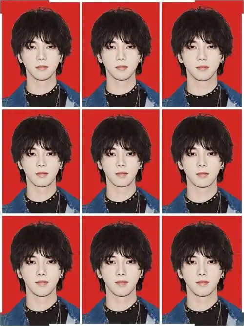 帅哥的证件照必须人手一份 华晨宇你帅skr人啦!