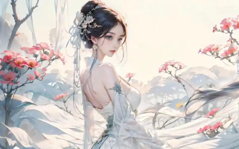 白衣古风美人