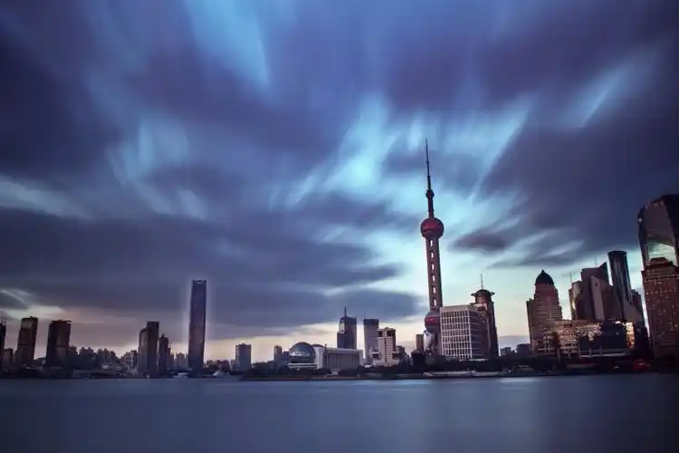 繁华的上海黄浦江城市风景图片 - 第3张