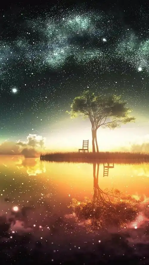 遇见唯美的二次元场景,锁屏图片,手机壁纸-回车桌面