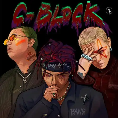 原创潮酷嘻哈插画头像q版rapper人偶