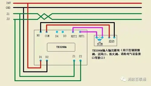 泰和安:11类火灾报警产品接线图