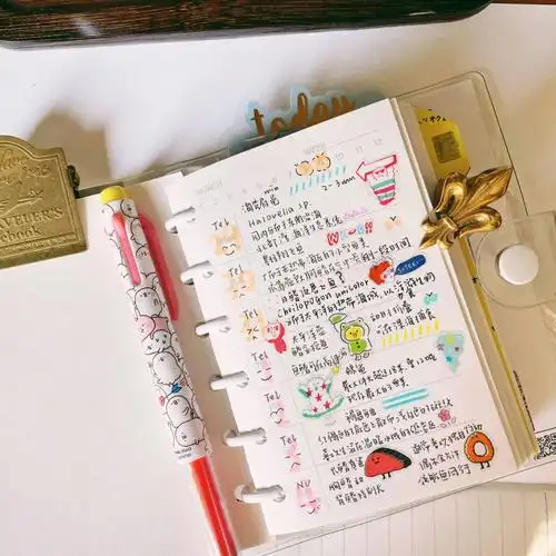 一周手帐打卡记账记事大全