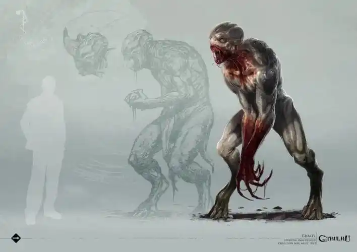 克苏鲁图集第二弹图多黑白稿同适合临摹