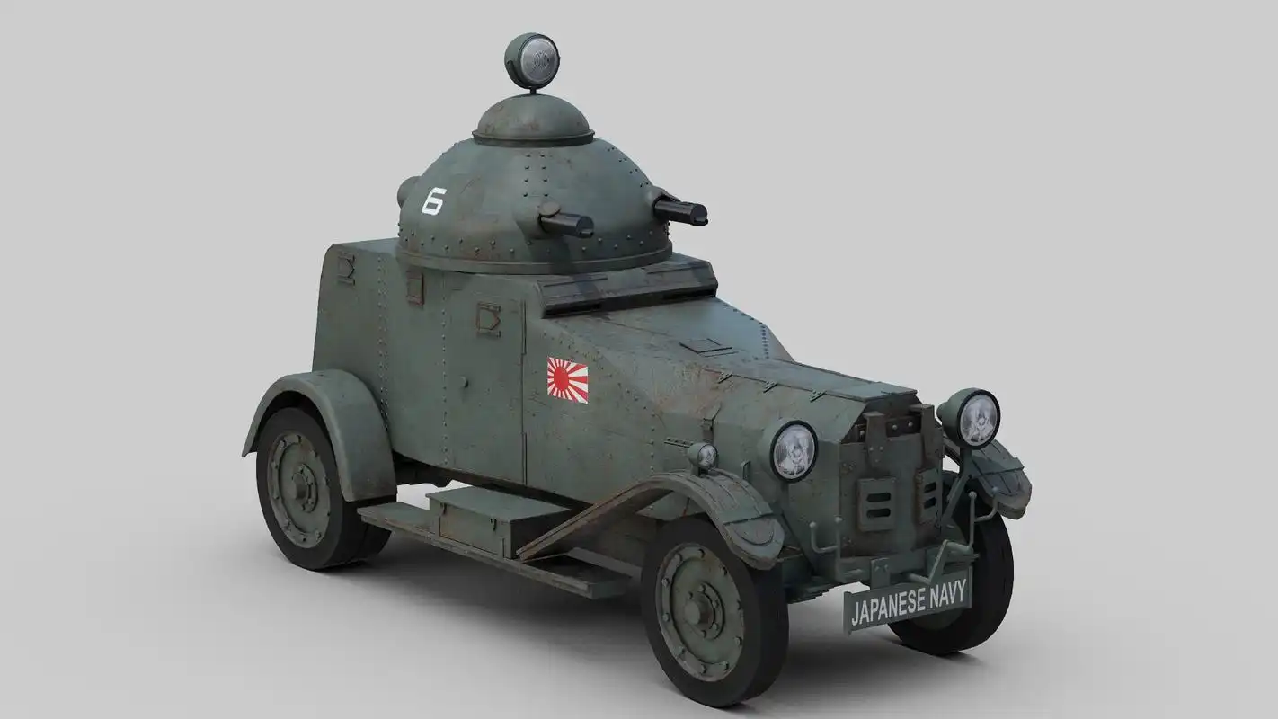 二战日本type 87 crossley(克罗斯利)装甲车辆