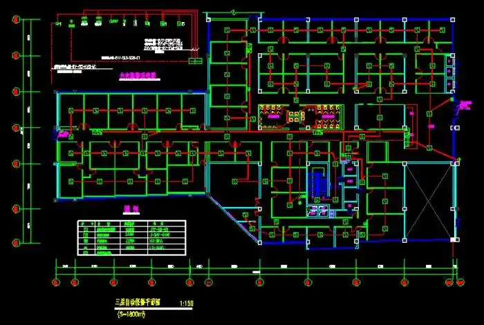 某项目全套水电,装修施工图_co土木在线图纸下载