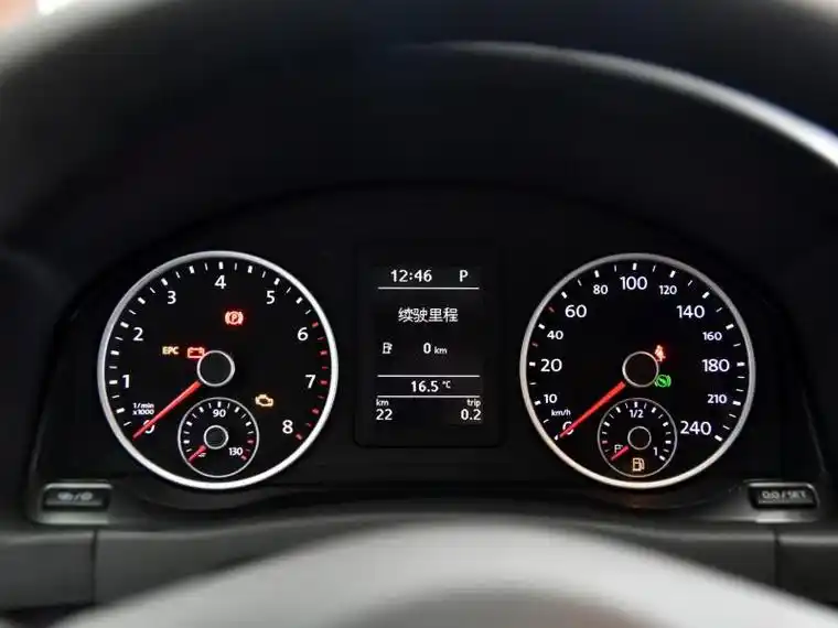 大众途观汽车仪表盘故障灯图解