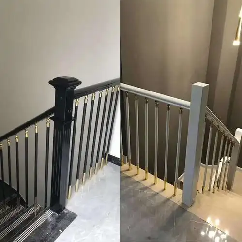 楼梯扶手护栏栏杆围栏铁艺现代简约轻奢飘窗室内楼梯扶手