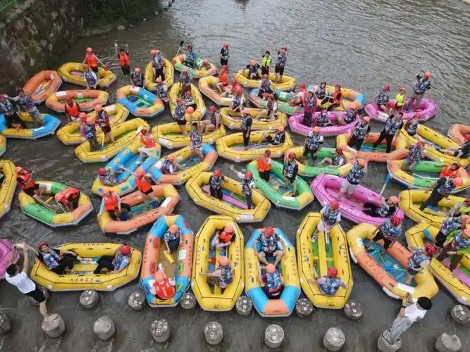 2022五一奇幻开漂江西九瀑峡漂流全家p的双河道奇幻漂流