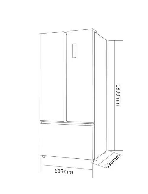 创维(skyworth)503升 冰箱双开门 美式多门 银离子杀菌 变频节能