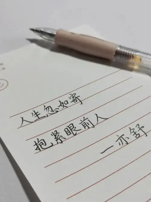 人生忽如寄,抱紧眼前人坚持下去并不是我们真的足够强,而是我们别无