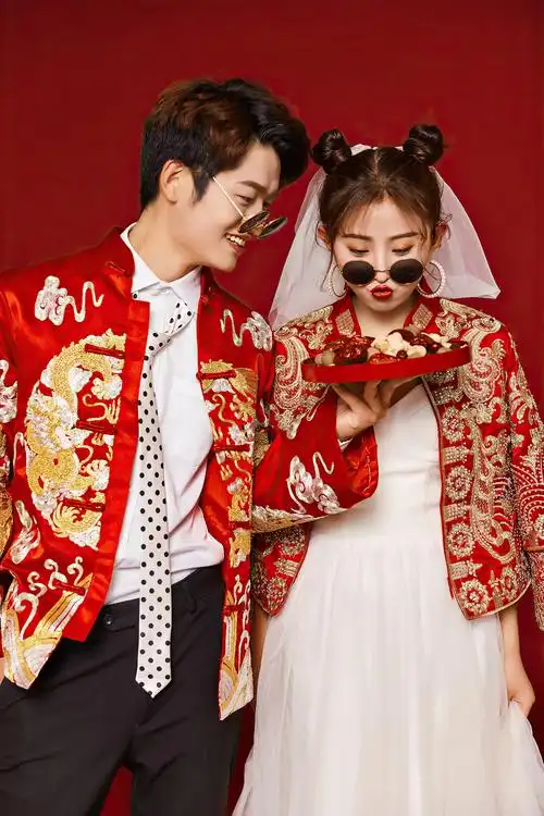 《miss摄影》混搭中国风婚纱照风格欣赏-福州miss摄影婚纱照图片-赞耶