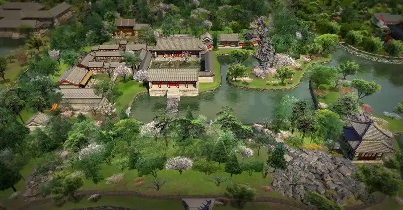 圆明园复原图-【悠悠装饰】