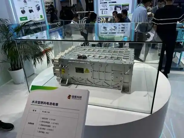 国氢科技水冷型燃料电池电堆产品 图片来源:21世纪经济报道记者