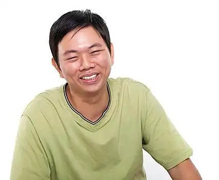 笑,头像,40多岁,亚洲人,中年,微笑,隔绝,白色背景特写,向上,男人,戴着