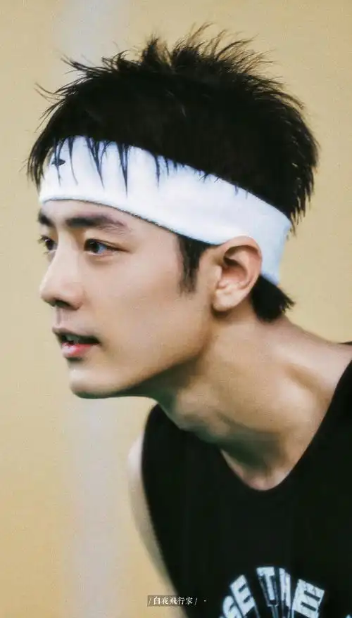 肖战肌肉##肖战白色发带