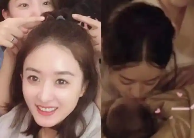 坐月子的赵丽颖和不坐月子的颖儿名字都带颖却像二代人