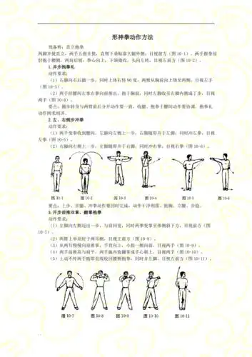形神拳的动作方法与图解
