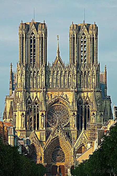 法国_香槟阿登大区_巴黎圣母院_兰斯_大教堂_高清图片_全景视觉